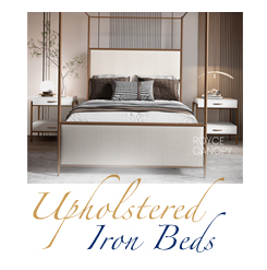 Upholstered Iron Beds